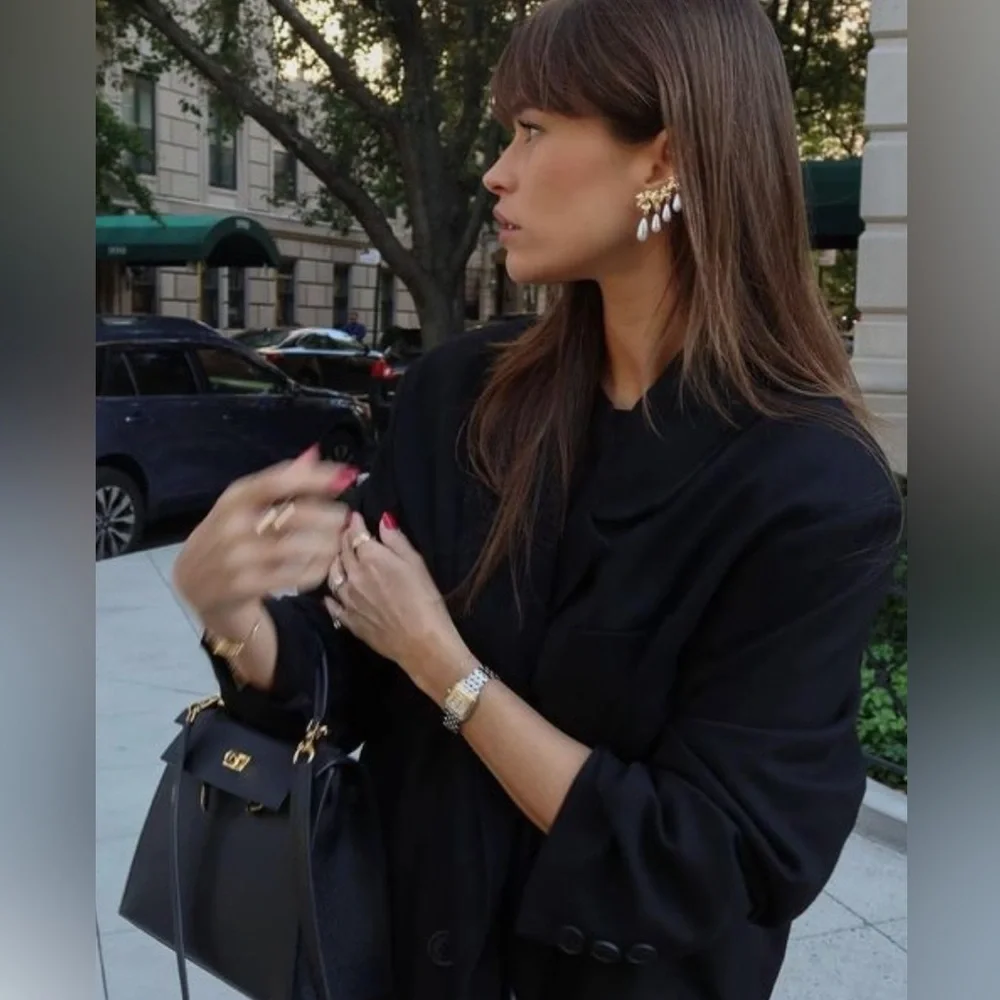 ZARA OVERSIZED BLAZER - Picture 2 of 5